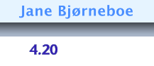 Jane Bj&oslash;rneboe